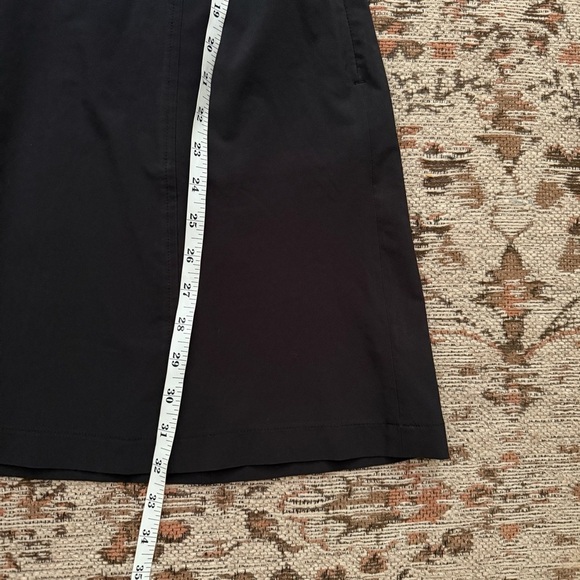 Athleta Womens Black Stretch Athleisure Dress Mini Length Long Sleeve Size S - Picture 9 of 11